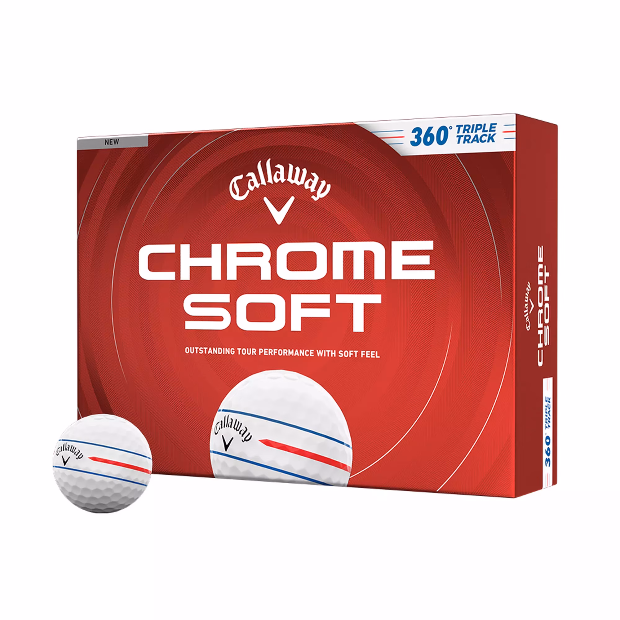 Callaway Chrome Soft Golf Balls - 360 Triple Track