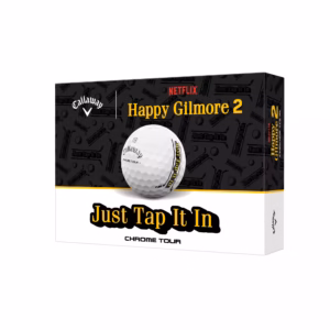 Callaway Prior Generation - Limited Edition - Chrome Tour Truvis Golf Balls - Happy Gilmore 2 Just Tap It In
