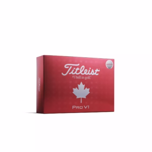 Titleist Pro V1 Golf Balls - Canada Flag