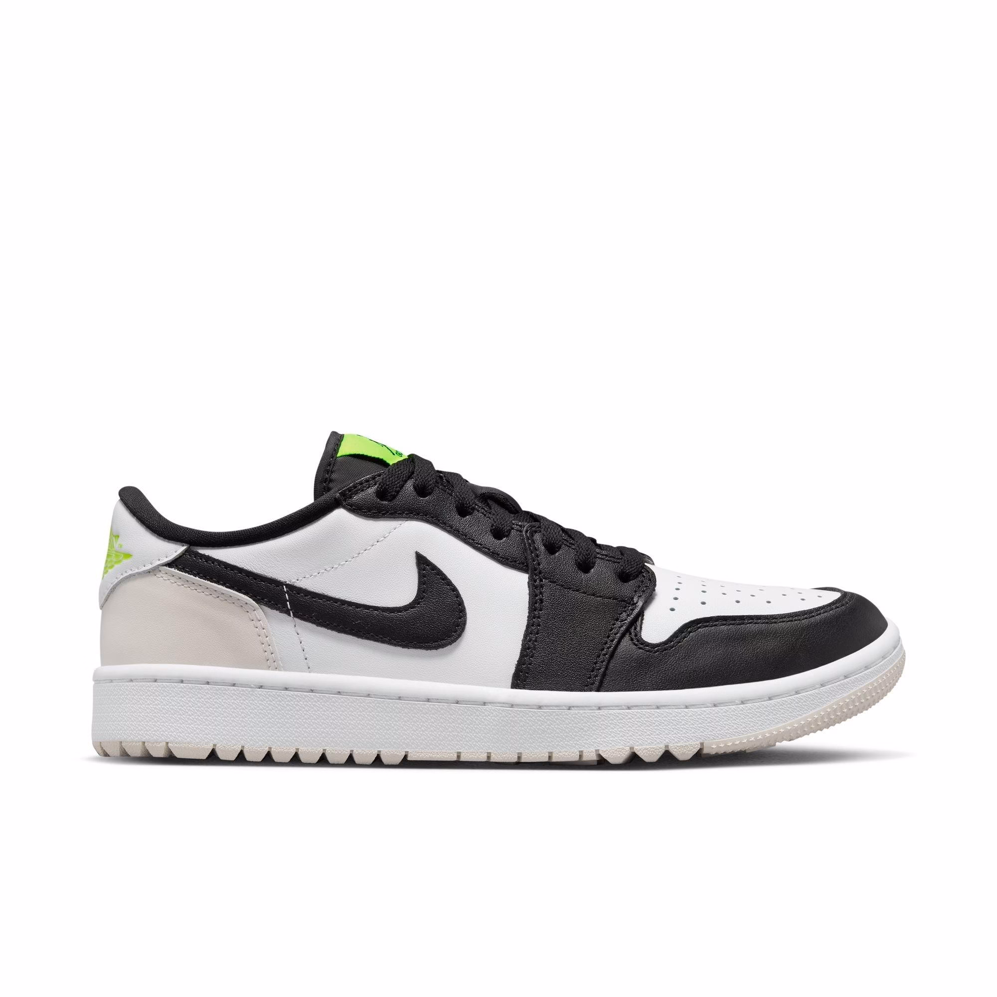 JORDANAir Jordan 1 Low G Spikeless Golf Shoe-White/Black/Green