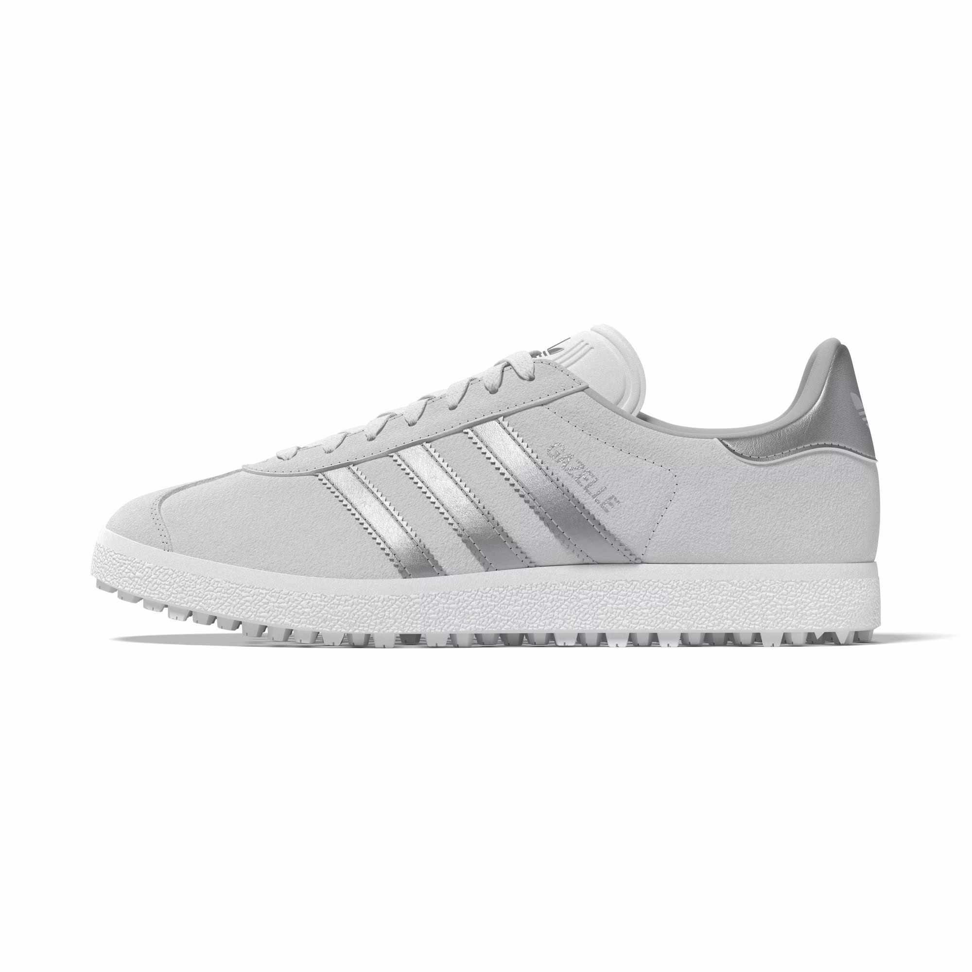 ADIDASPrior Generation - Women's Gazelle Golf Spikeless Golf Shoe - Grey/White
