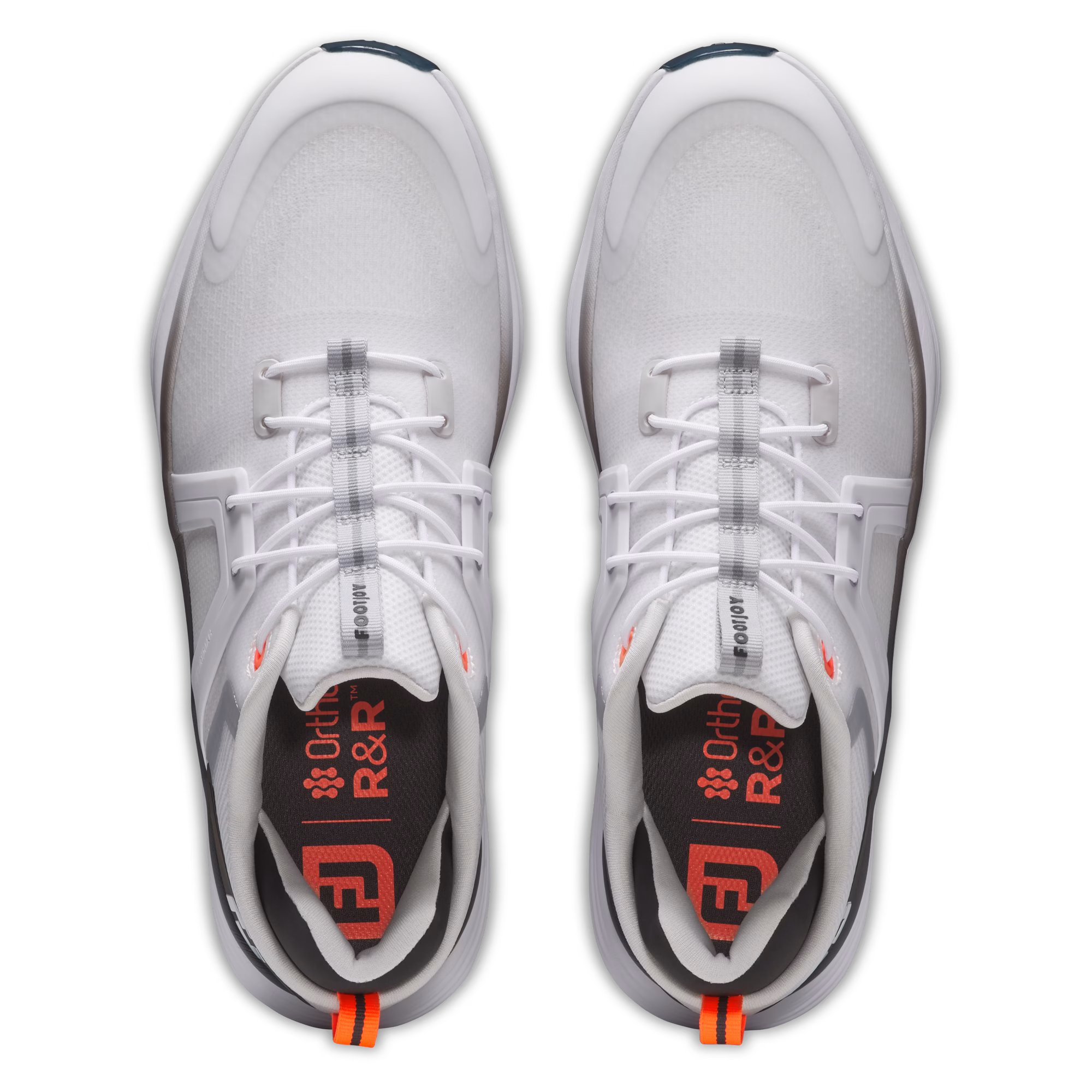 FOOTJOYMen's Hyperflex Spiked Golf Shoe - White/Grey/Red