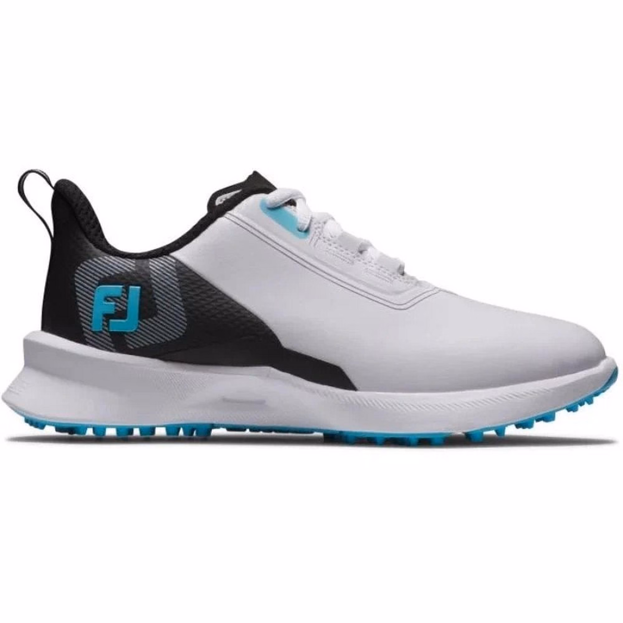 FOOTJOYJunior Fuel Spikeless Golf Shoe - White/Black/Blue