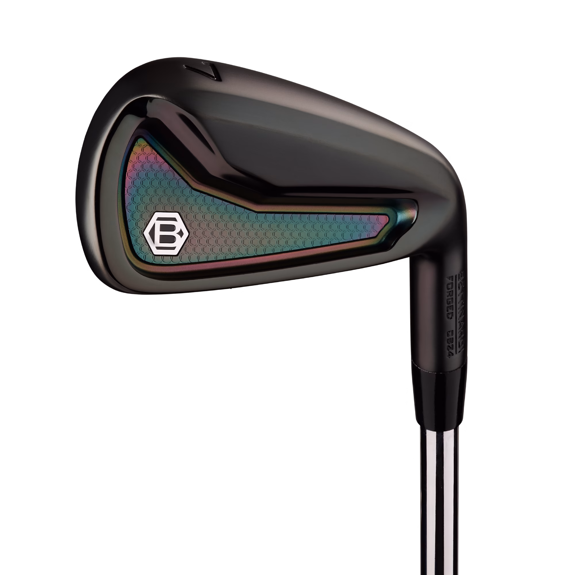 BETTINARDILimited Edition - CB24 4-PW Black Rainbow Iron Set with Steel Shafts