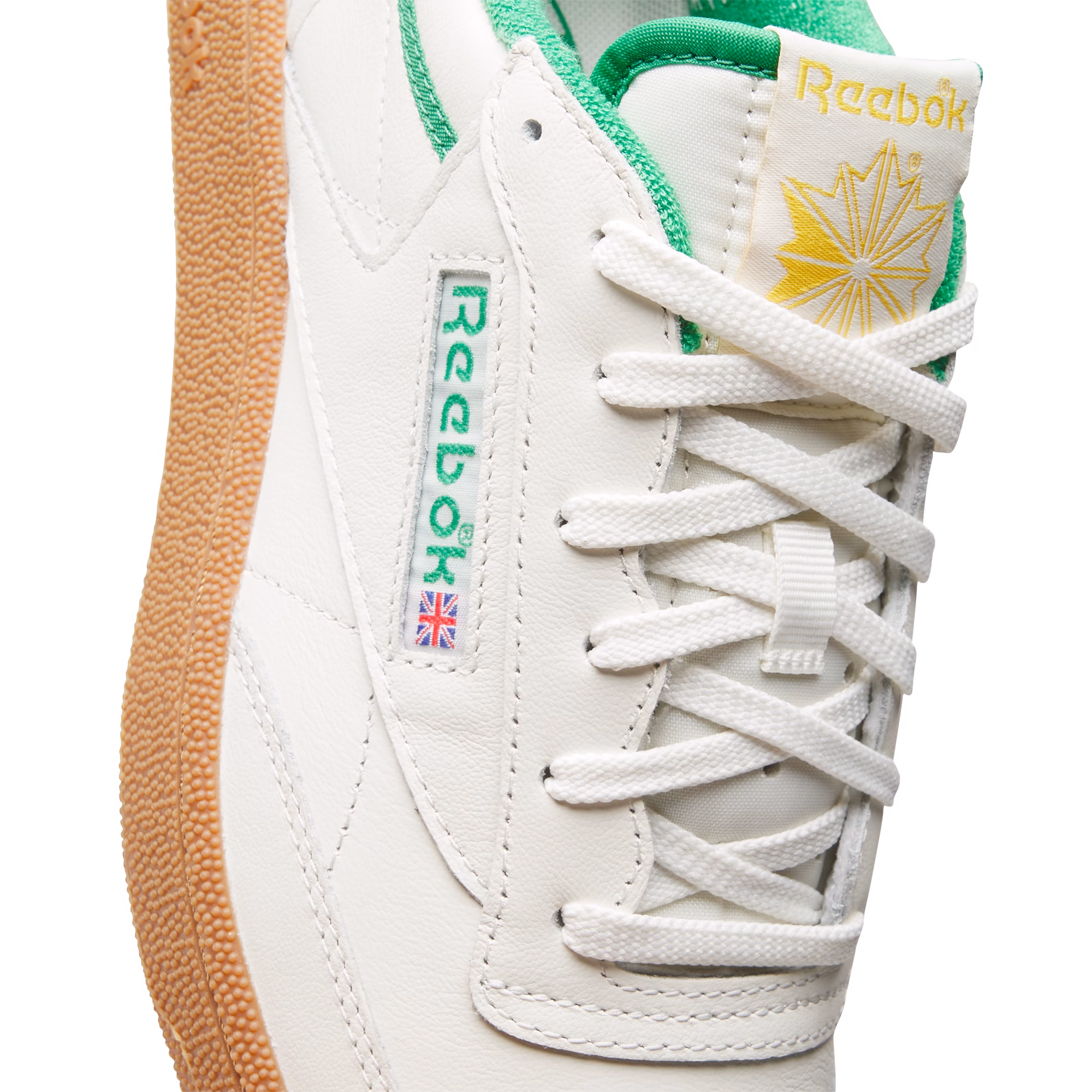 REEBOKMen's Club C Spikeless Golf Shoe - White/Green