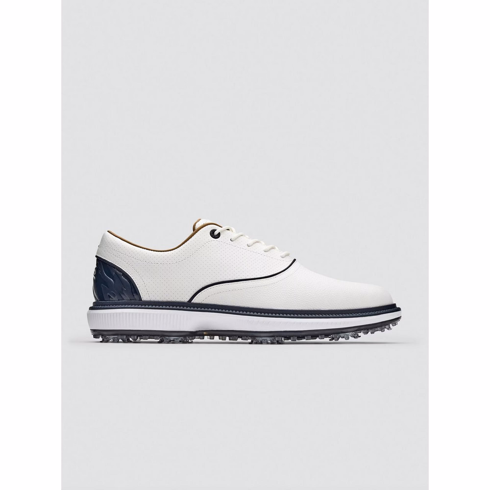 SUN DAY REDMen's Pioneer Cypress Spiked Golf Shoe - White/Navy