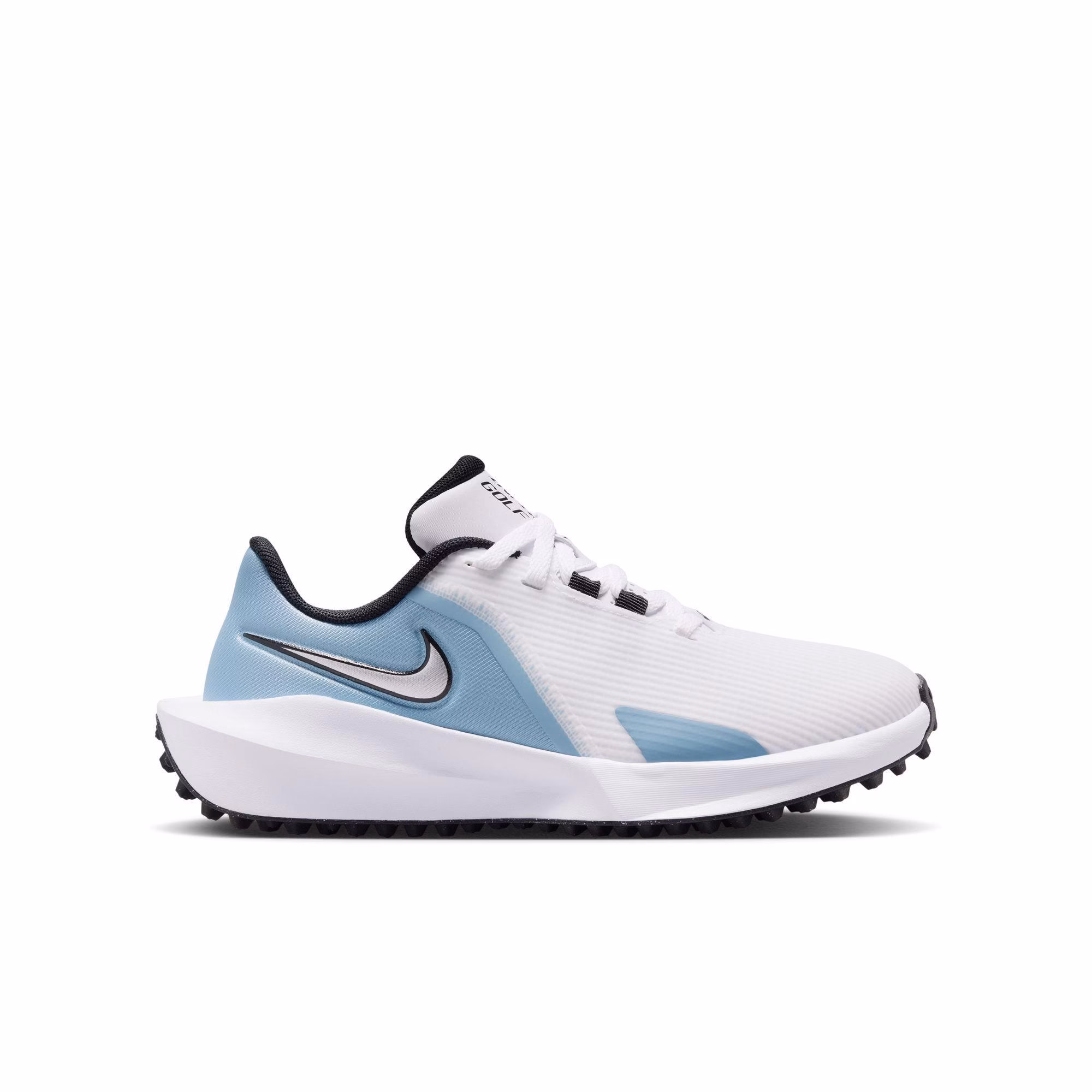 NIKEJunior Infinity G Spikeless Golf Shoe - White/Blue