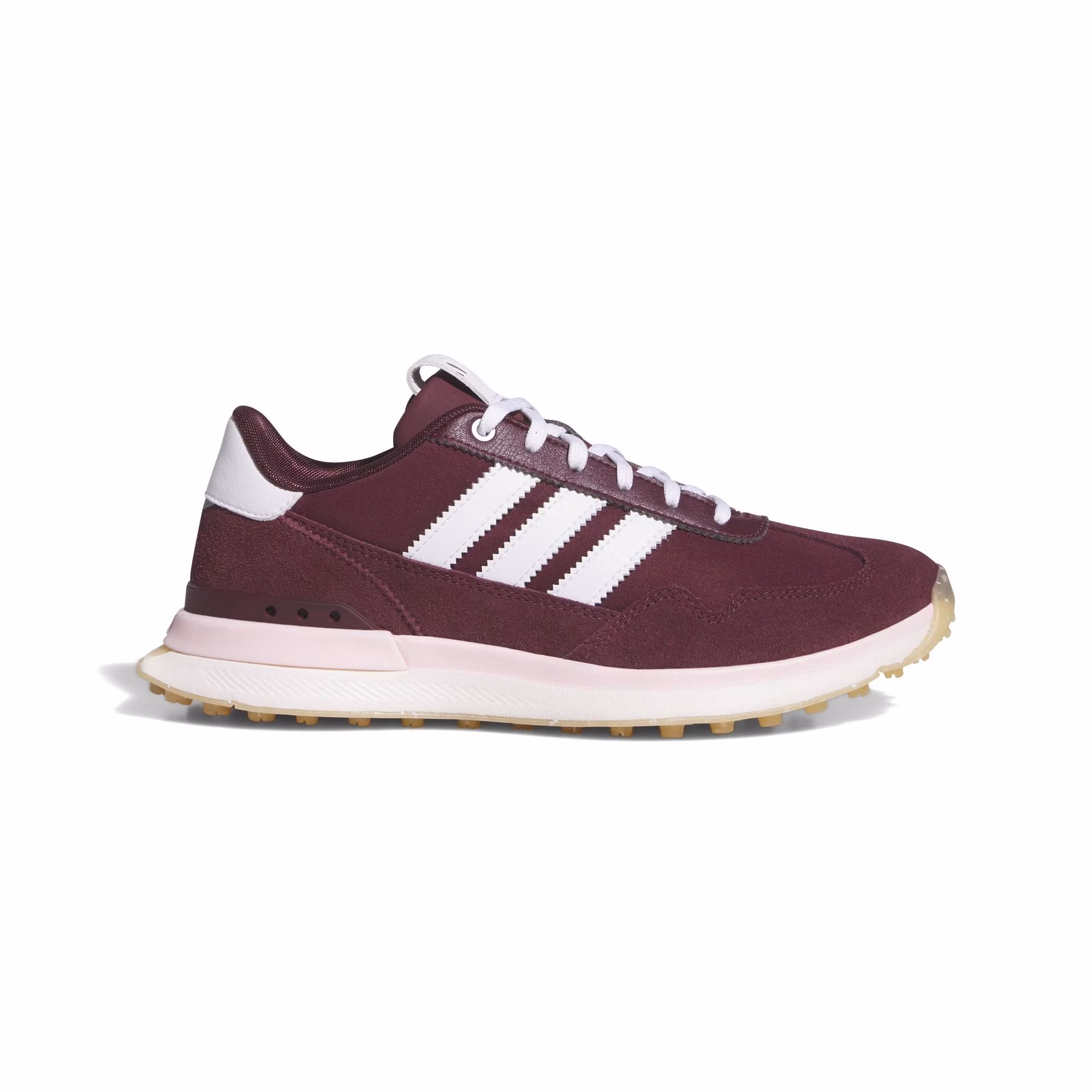 ADIDASWomen's S2G 26 Spikeless Golf Shoe - Maroon/White