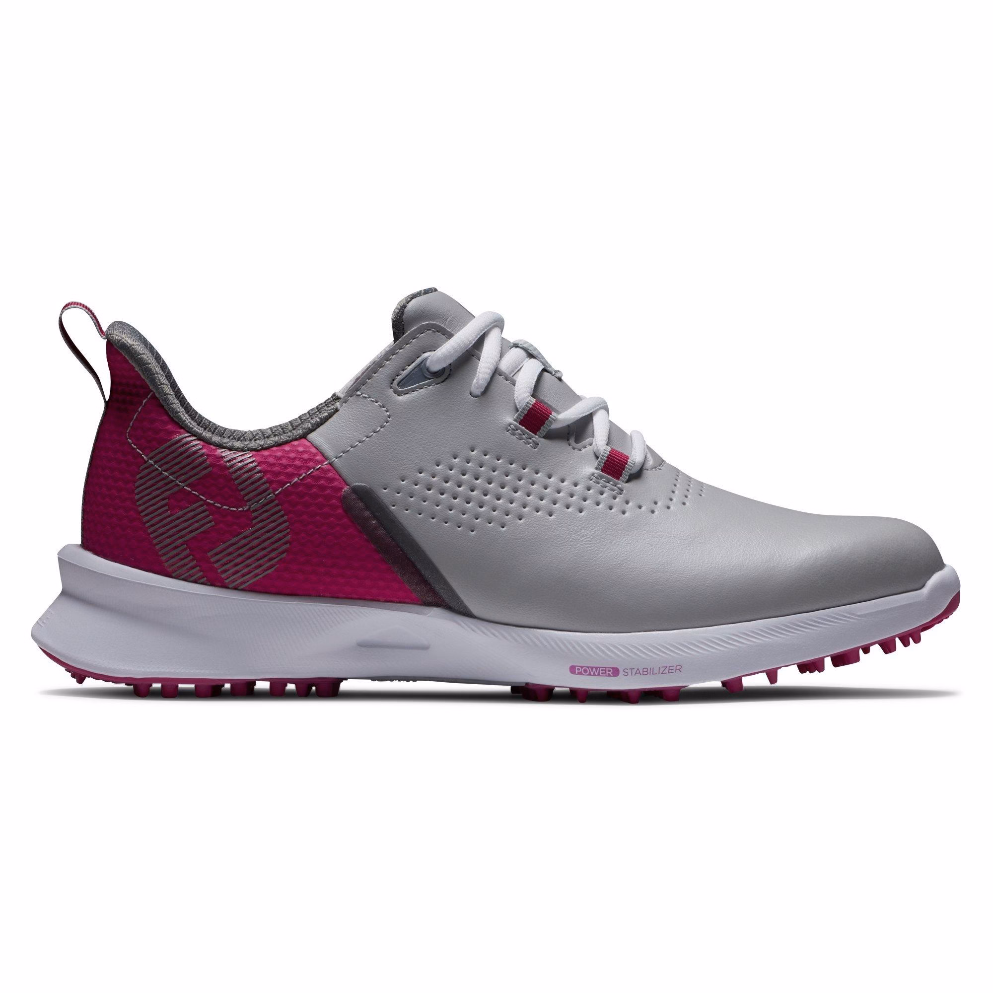 FOOTJOYPrior Generation - Women's Fuel Spikeless Golf Shoe - Grey/Burgundy