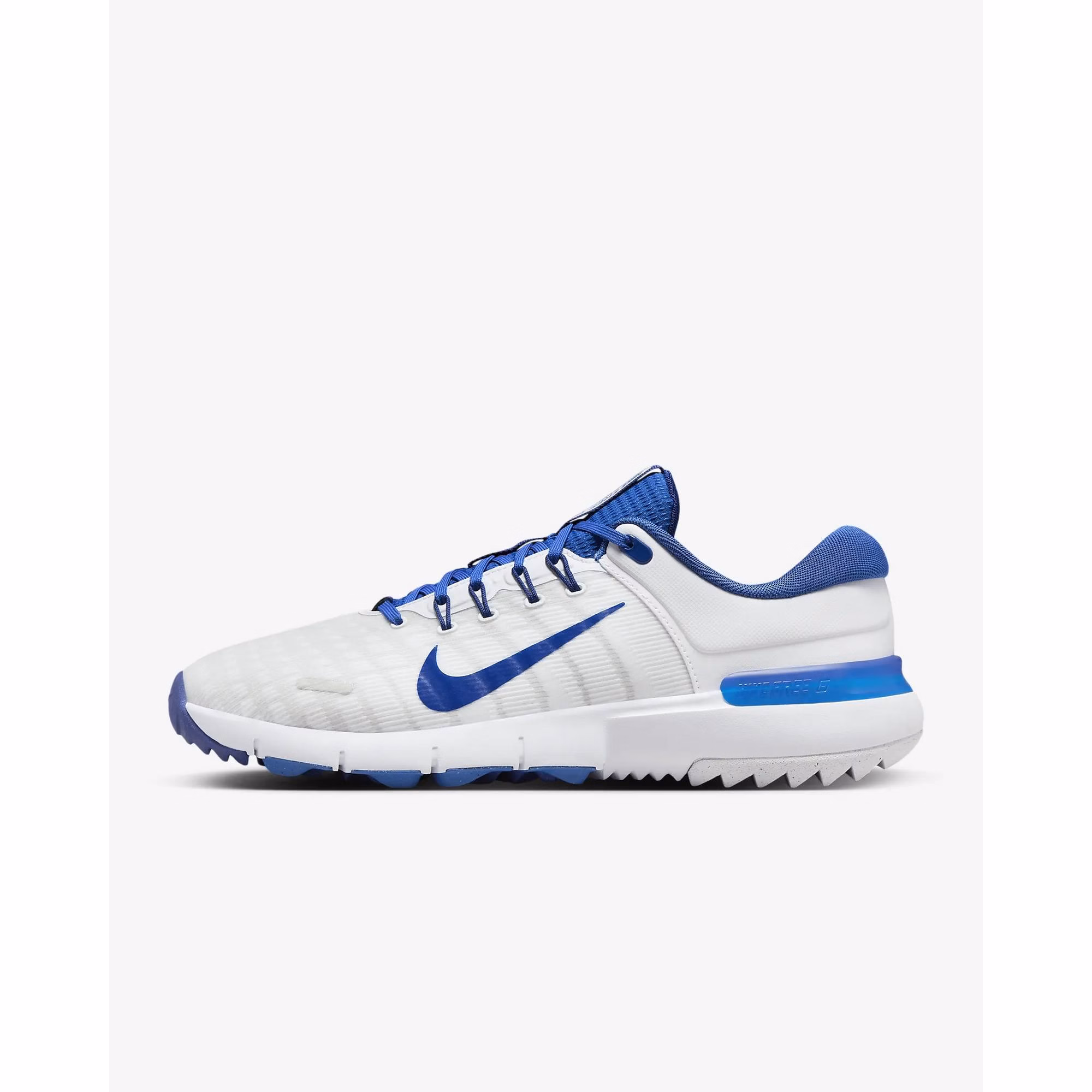 NIKEPrior Generation Men's Free Golf Spikeless Golf Shoe - White/Blue