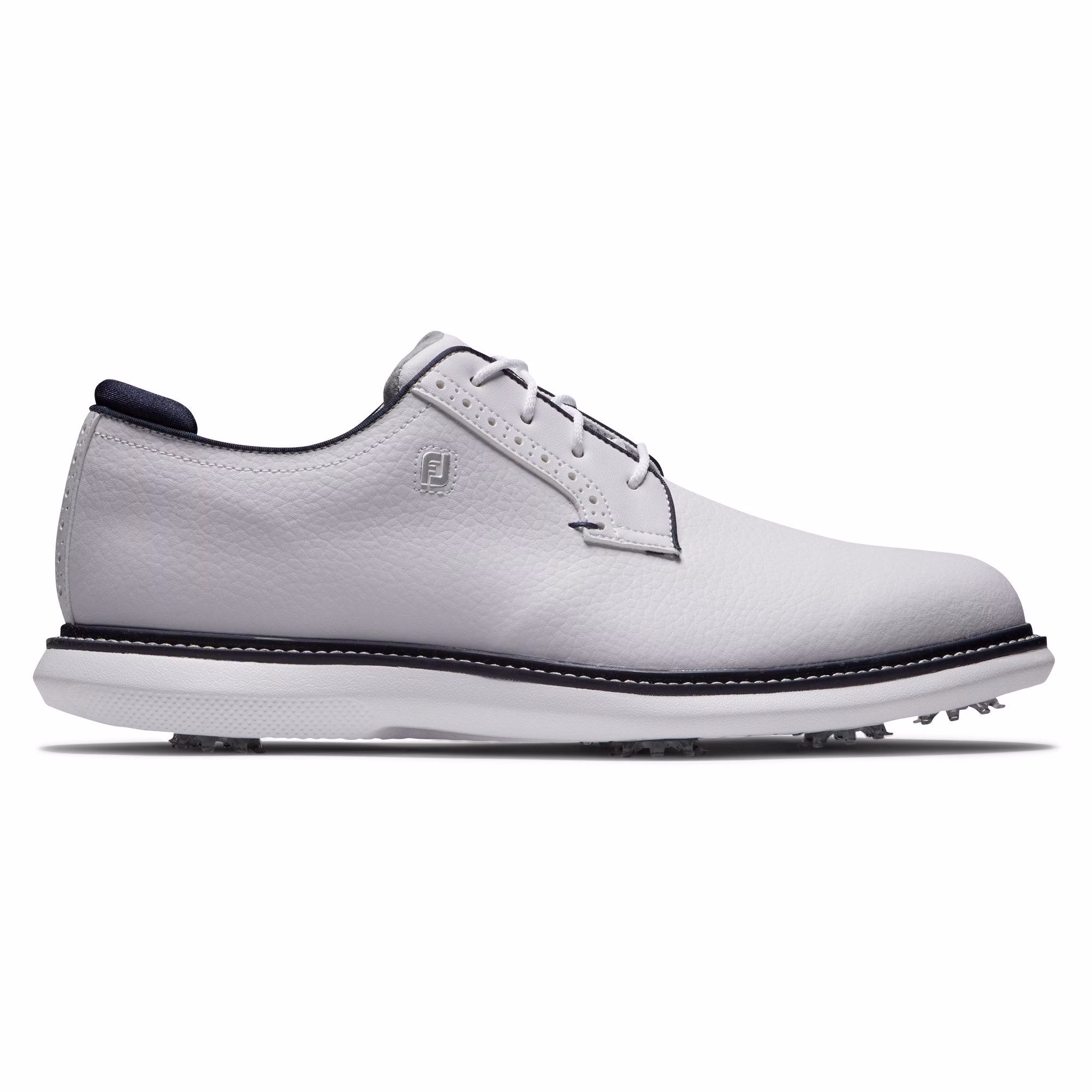 FOOTJOYMen's Traditions Blucher Spiked Golf Shoe - White