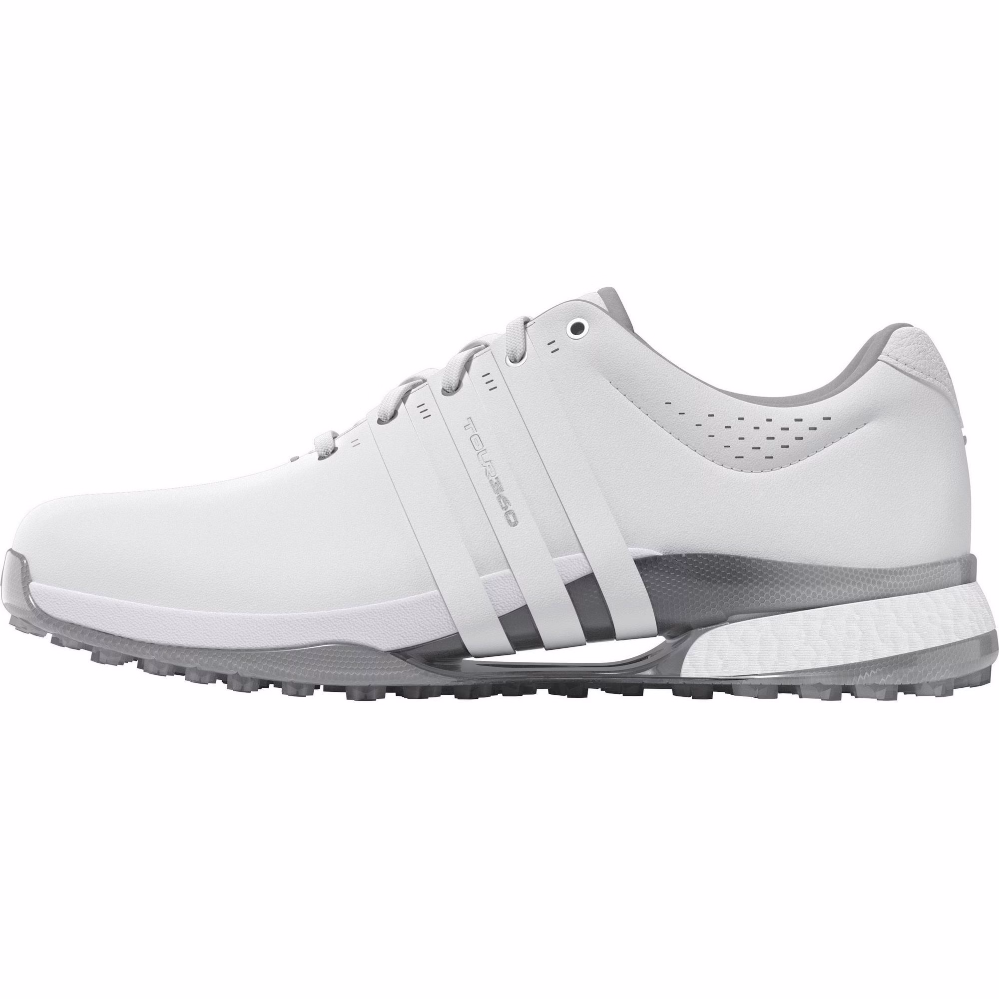 ADIDASMen's Tour360 25 Spikeless Golf Shoe - White/Grey