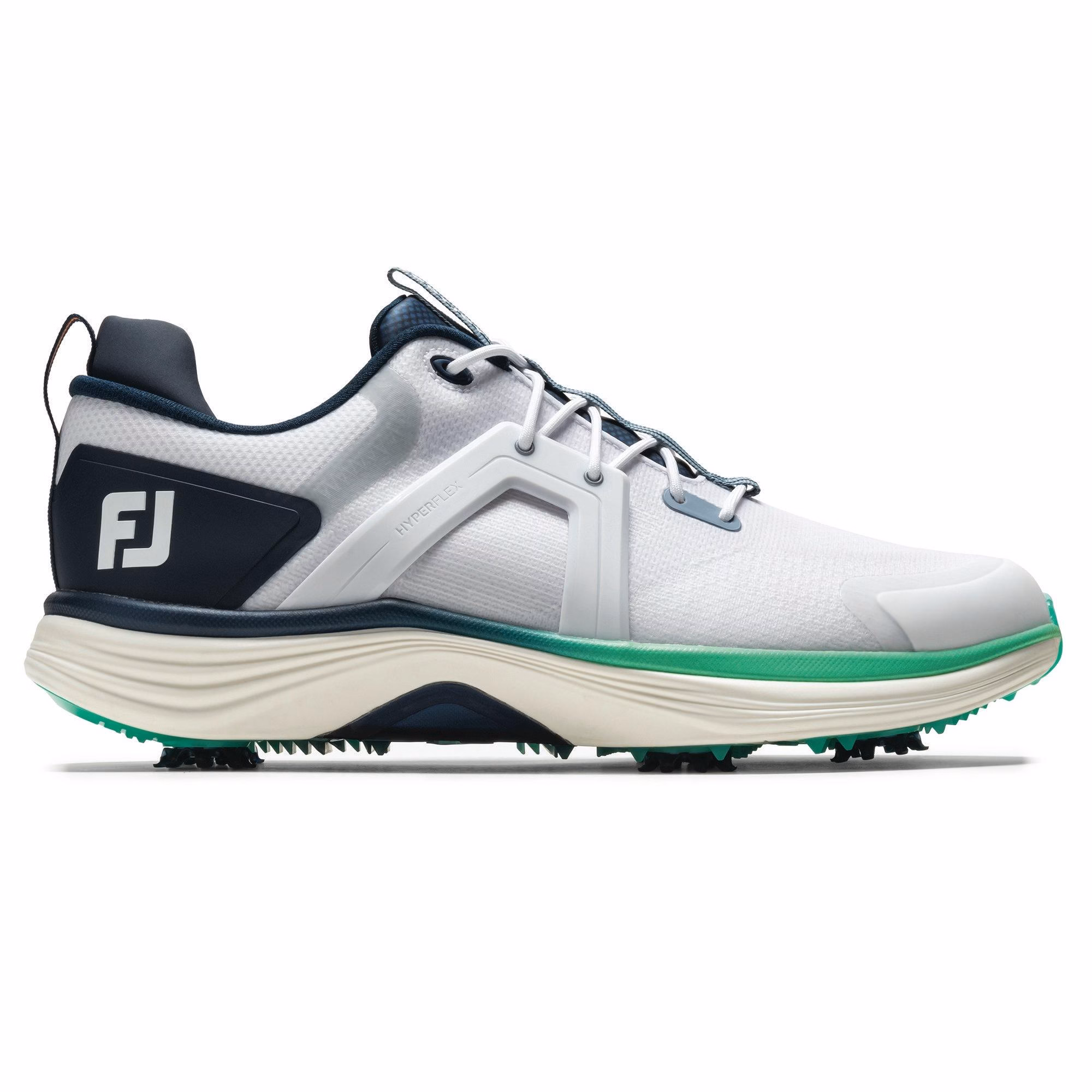 FOOTJOYPrior Generation - Men's Hyperflex Spiked Golf Shoe - White/Green/Navy
