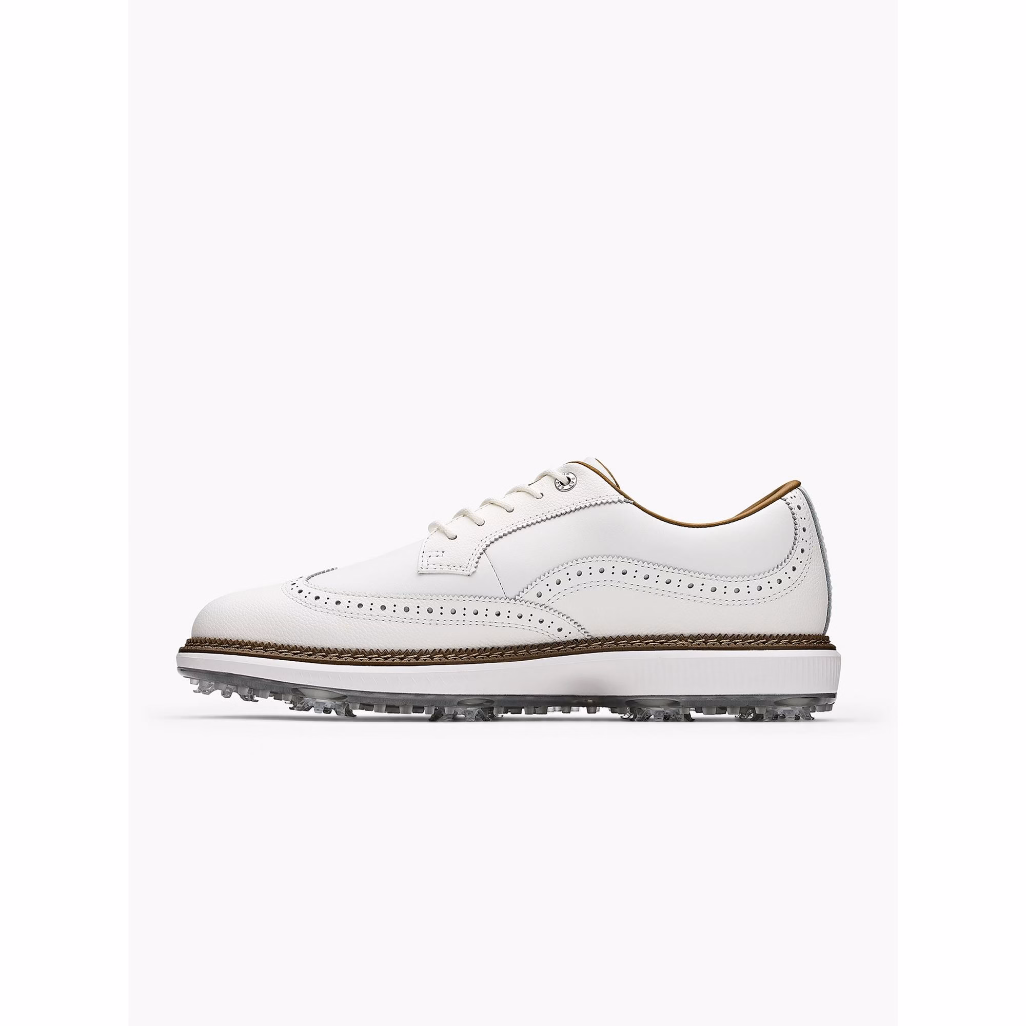 SUN DAY REDMen's Pioneer Magnolia Spiked Golf Shoe - White
