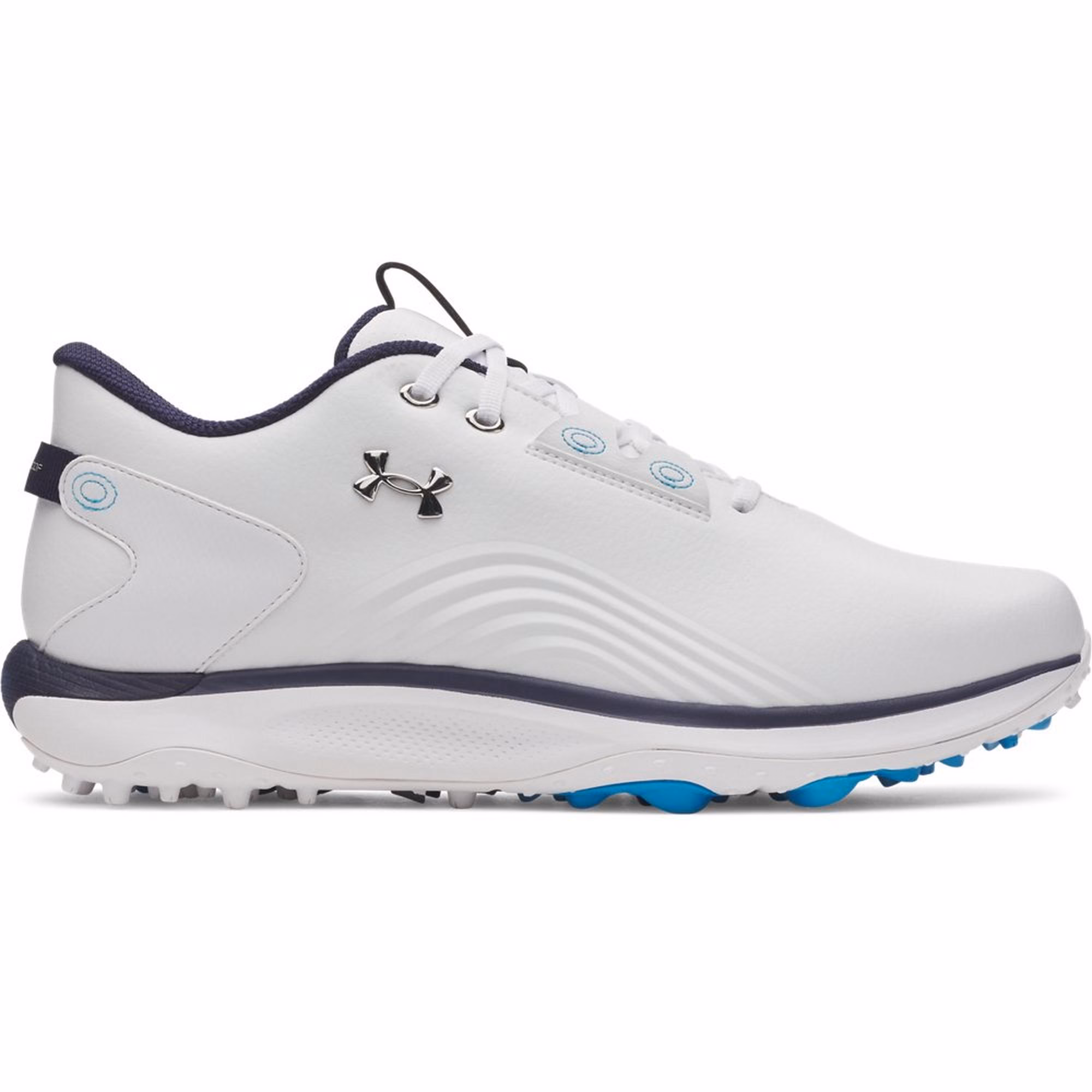 UNDER ARMOURMen's Drive Fade 2 SL Spikeless Golf Shoe - White/Blue