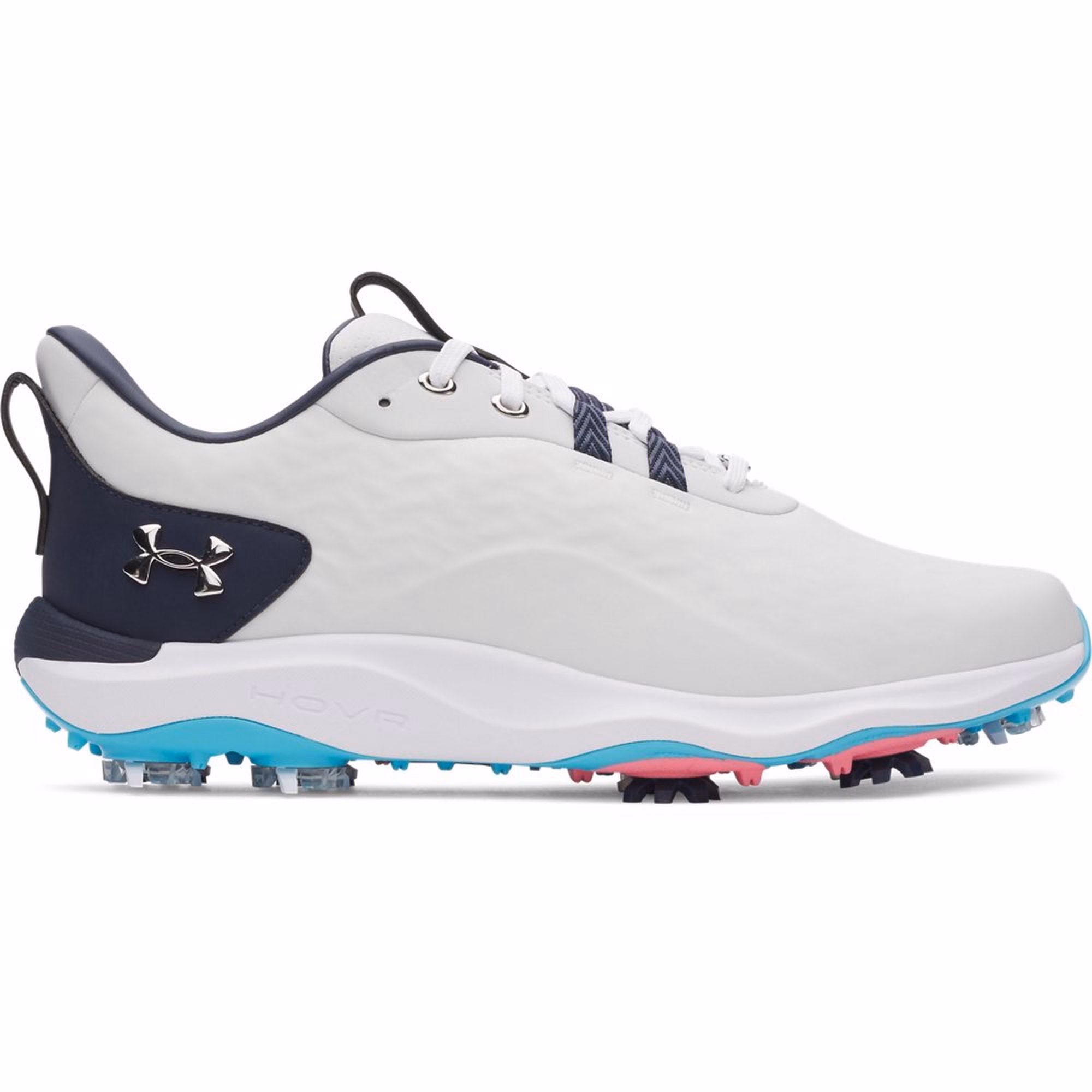 UNDER ARMOURMen's Drive Pro Clone Spiked Golf Shoe - Grey/Navy