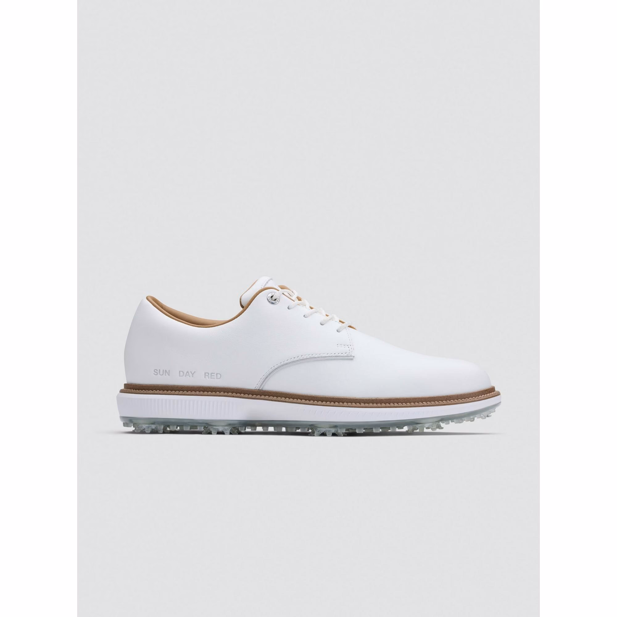 SUN DAY REDMen's Pioneer Willow Spiked Golf Shoe - White