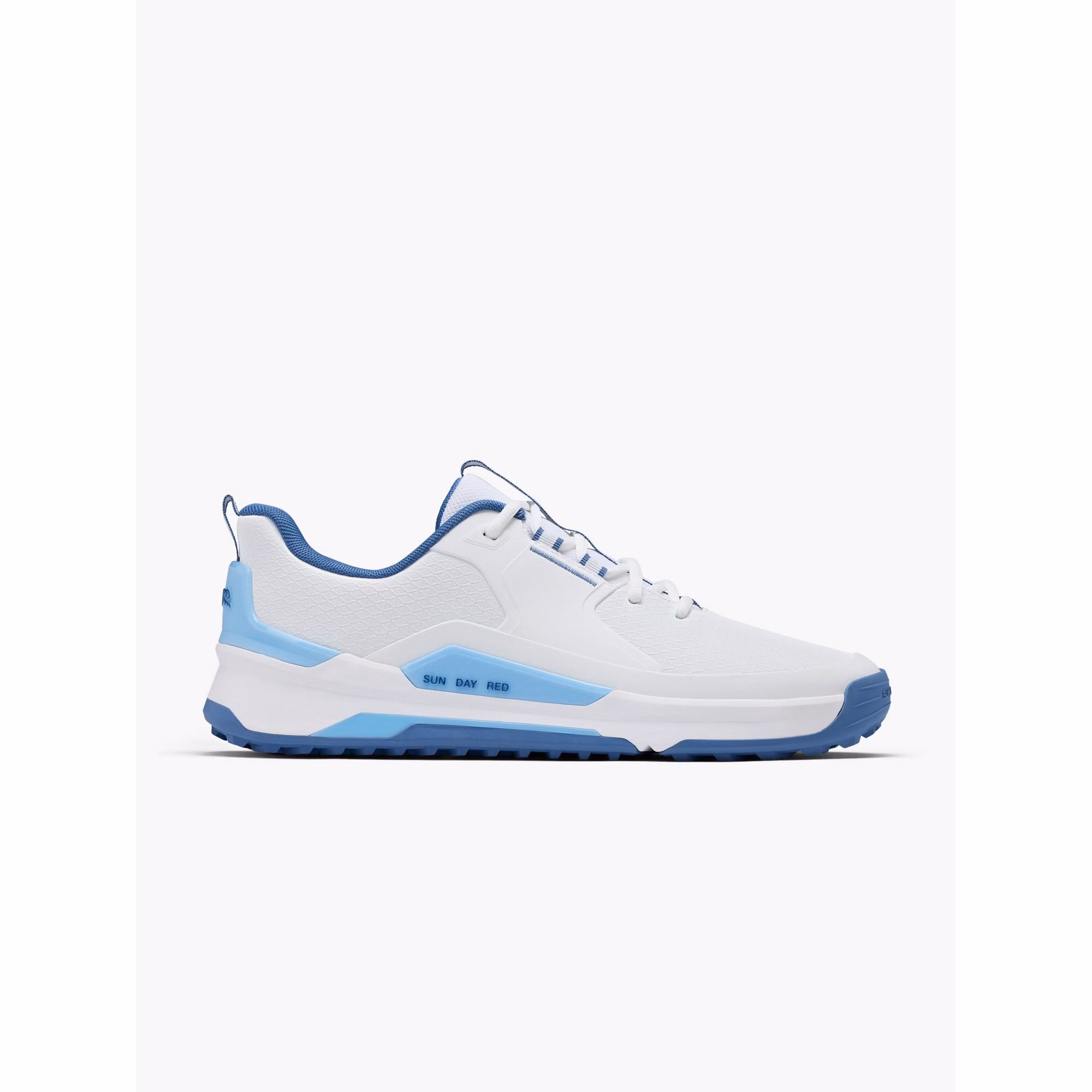 SUN DAY REDMen's Presidio Spikeless Golf Shoe - White/Blue