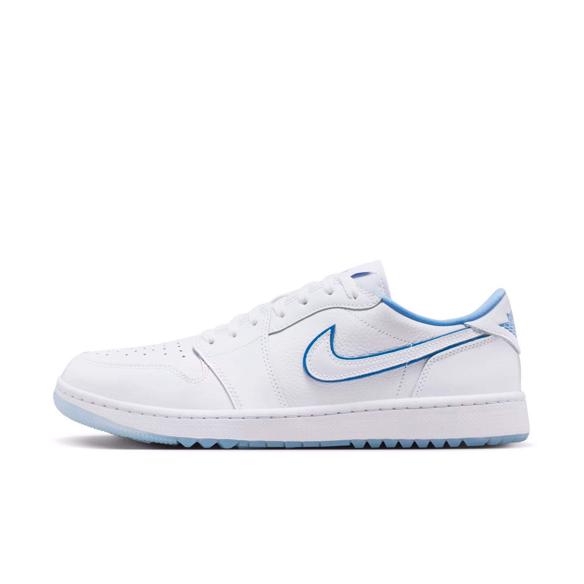 JORDANAir Jordan 1 Low G Spikeless Golf Shoe - White/Blue