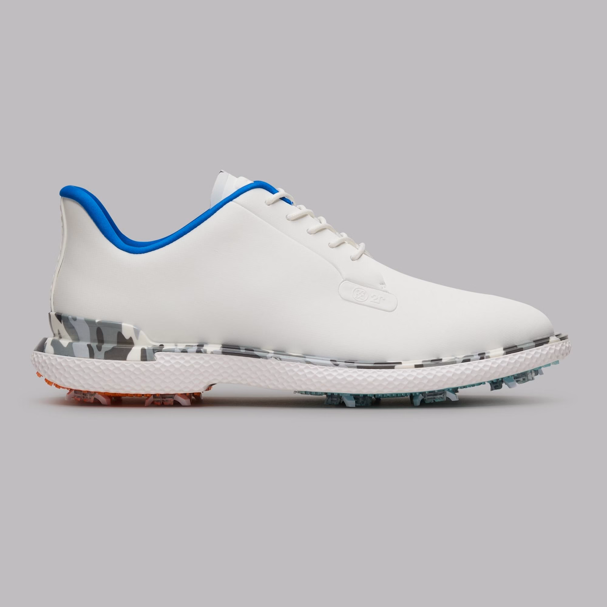 G/FOREMen's Gallivan2r G/LOCK Spiked Golf Shoe - White/Blue